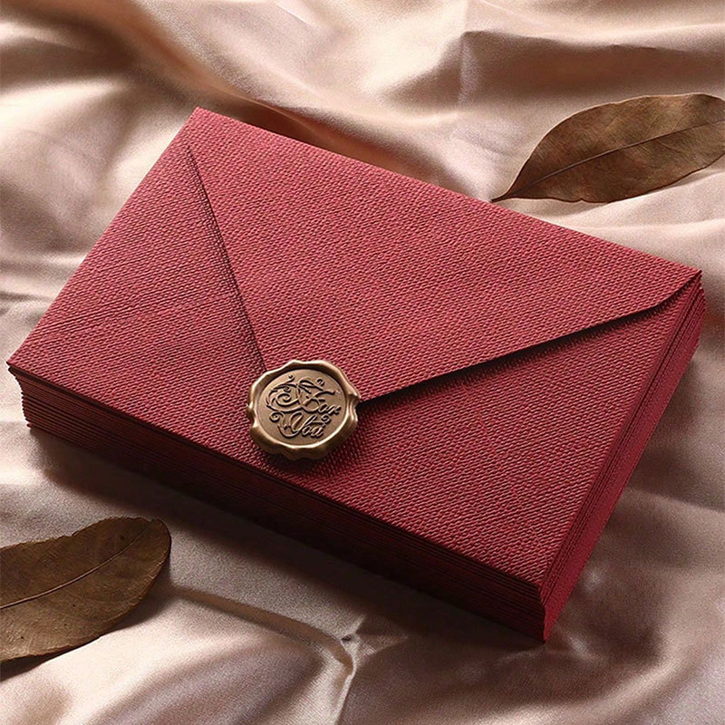 10 takım 16x11 cm Tebrik Kartl - Wax Seal Letter Kit incelemesi ve fiyatı