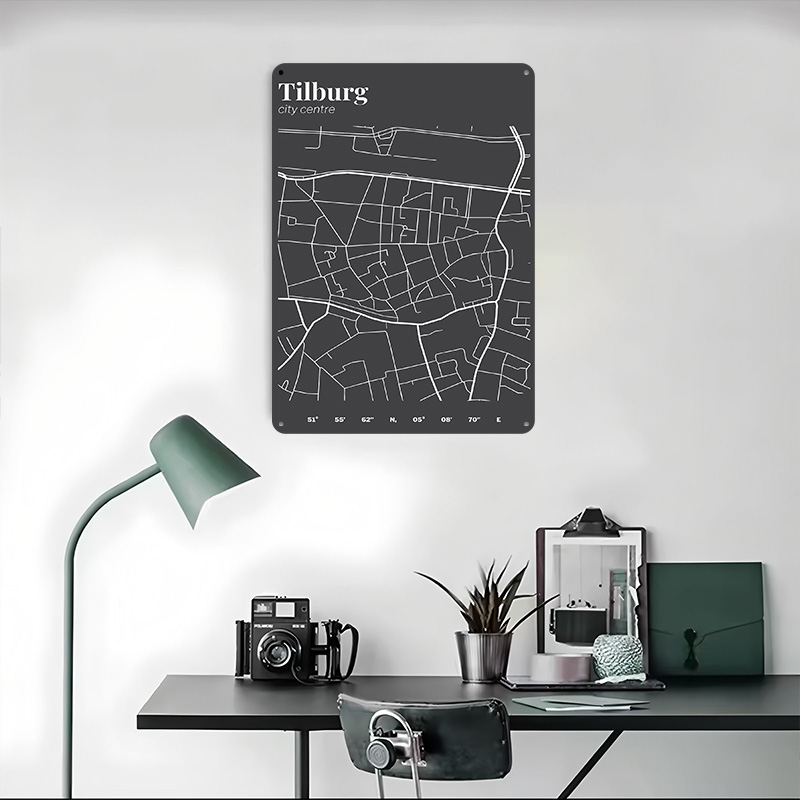 Tilburg Şehir Merkezi Haritası - Custom Map Poster incelemesi ve fiyatı