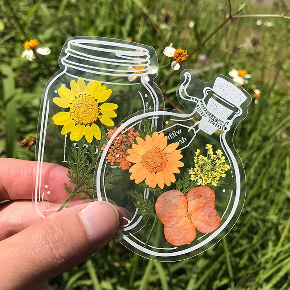30 adet el yapımı DIY şeffaf k - Dried Flower Bookmark incelemesi ve fiyatı